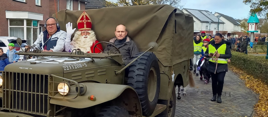 Sinterklaas weer in het dorp